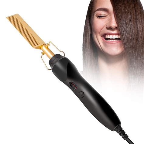 hot comb brush|Straightening Comb for Hair Electric .